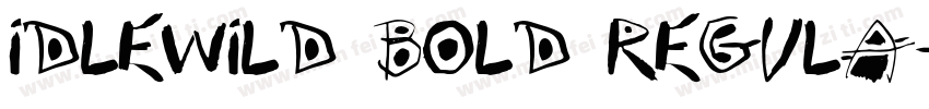 Idlewild Bold Regula字体转换